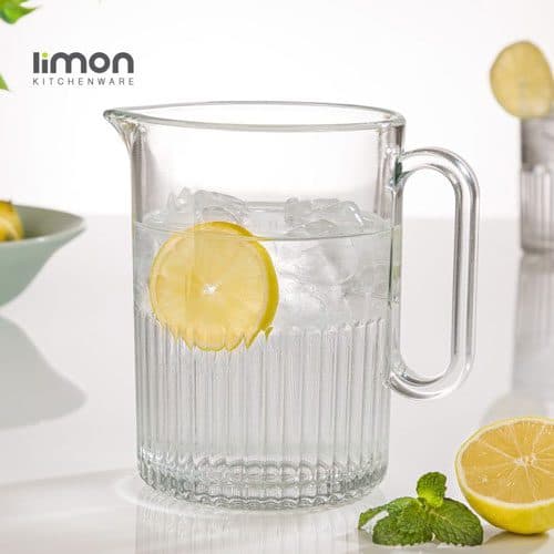 پارچ شیشه اي شیاردار لیمون 2228 — تصویر ۳