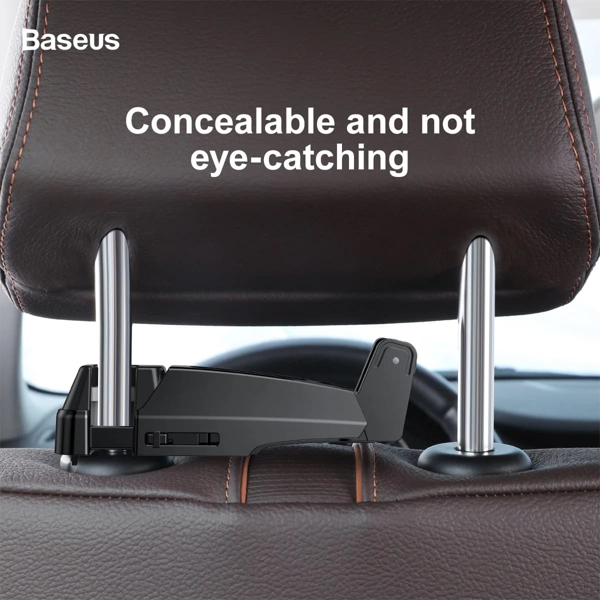 هولدر پشت صندلی خودرو بیسوس Baseus Backseat مدل SUHZ-A01 دوکاره — تصویر ۷