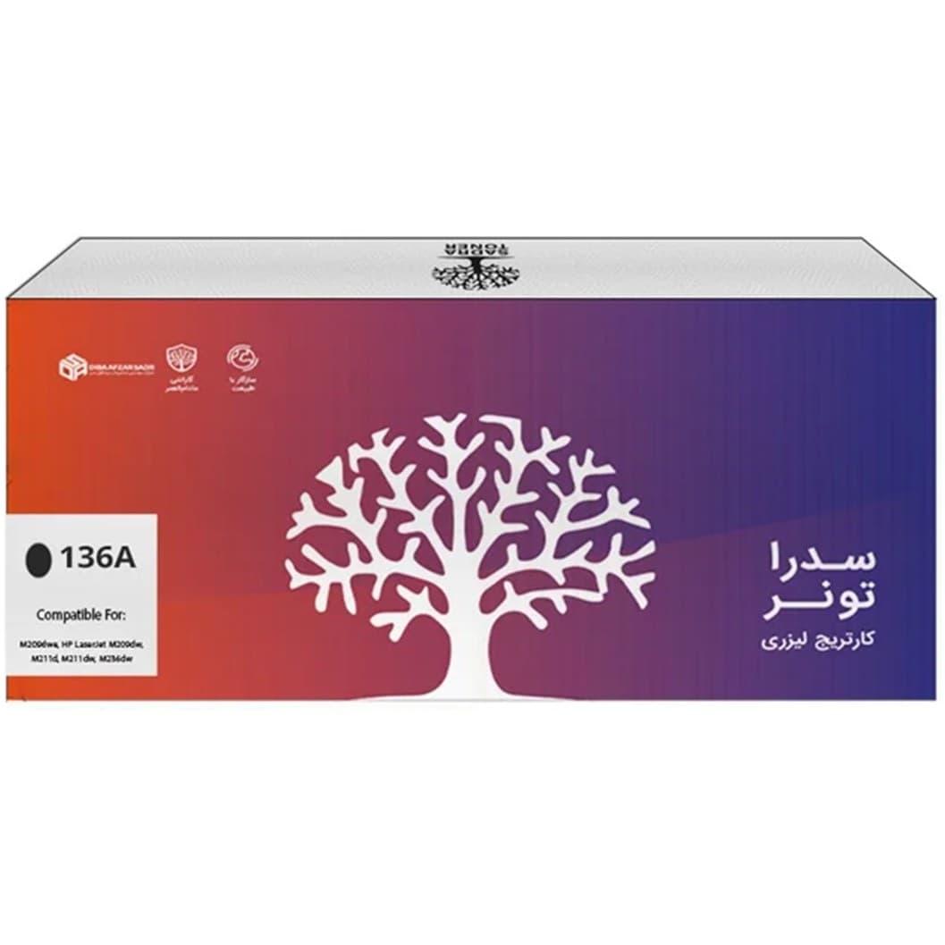 کارتریج سدرا مدل HP 136a مشکی