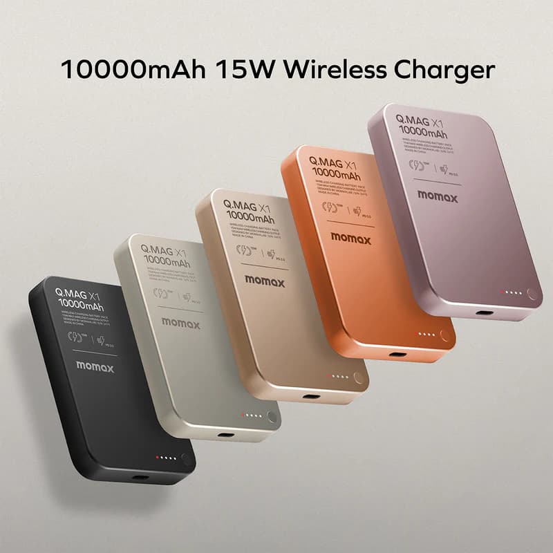پاوربانک مگ سیف MOMAX مدل IP117A ظرفیت 10000 میلی آمپر — تصویر ۹