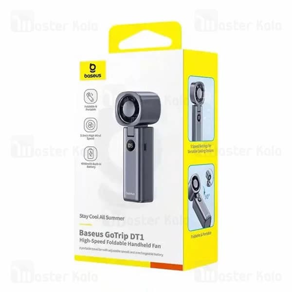 پنکه دستی و شارژی BASEUS مدل GO TRIP DT1 کد C10272301813 — تصویر ۳