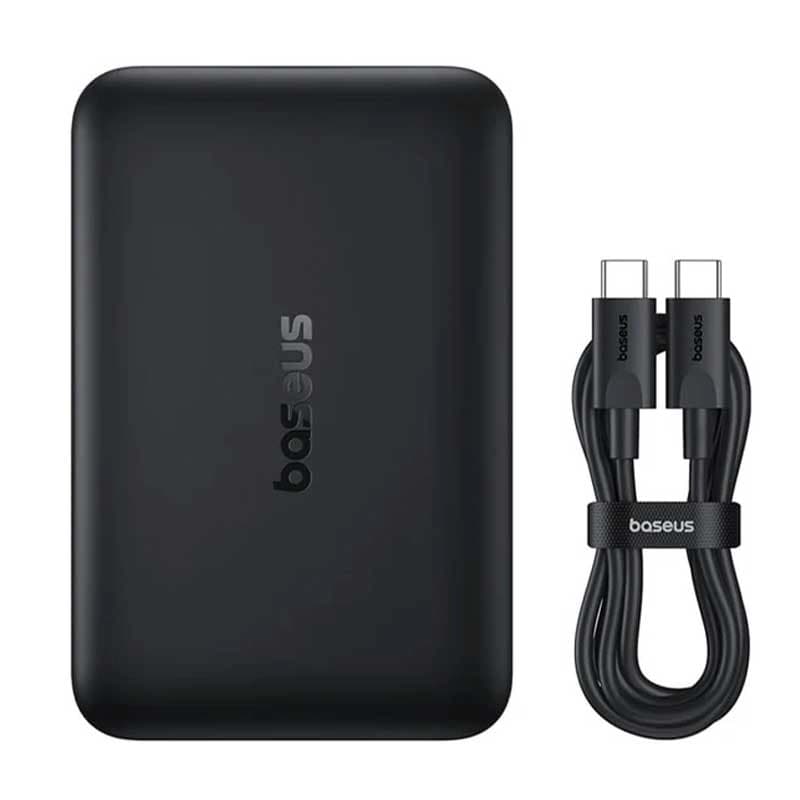 پاوربانک بی سیم 22.5W BASEUS مدل ENERFILL FM11 ظرفیت 10000 میلی آمپر ساعت — تصویر ۴