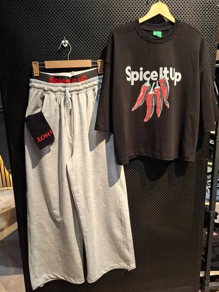 ست سه تکه تیشرت شلوار جوراب Spice it up — تصویر ۲