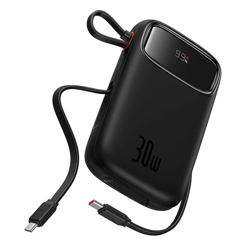 پاوربانک 30 وات BASEUS مدل QPow2 PPQD4-10C ظرفیت 10000 میلی آمپر ساعت — تصویر ۸