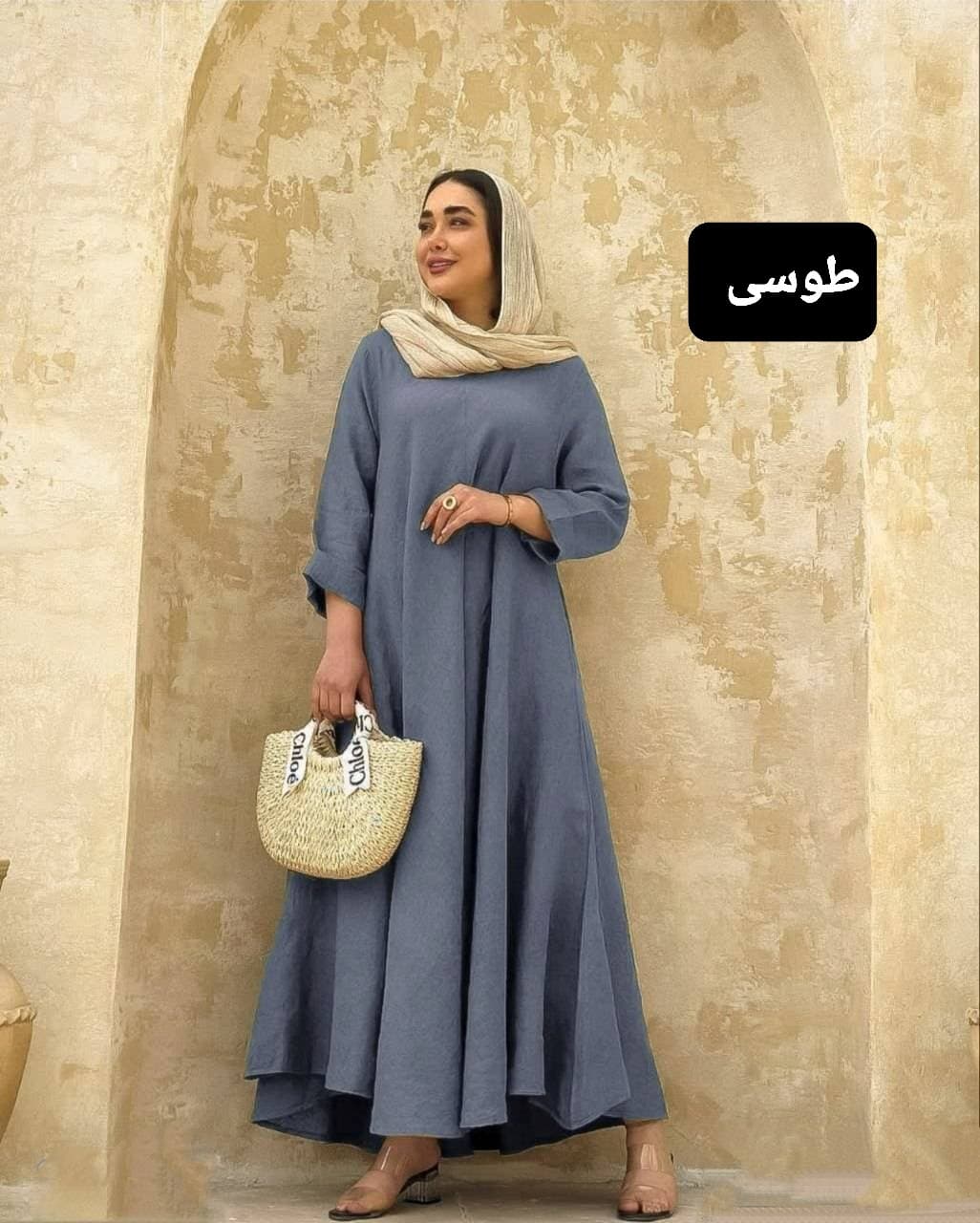 مانتو پیراهنی بلند ساحلی سوپرکلوش؛ آزاد، خاص و خنک برای روزهای — تصویر ۱۰