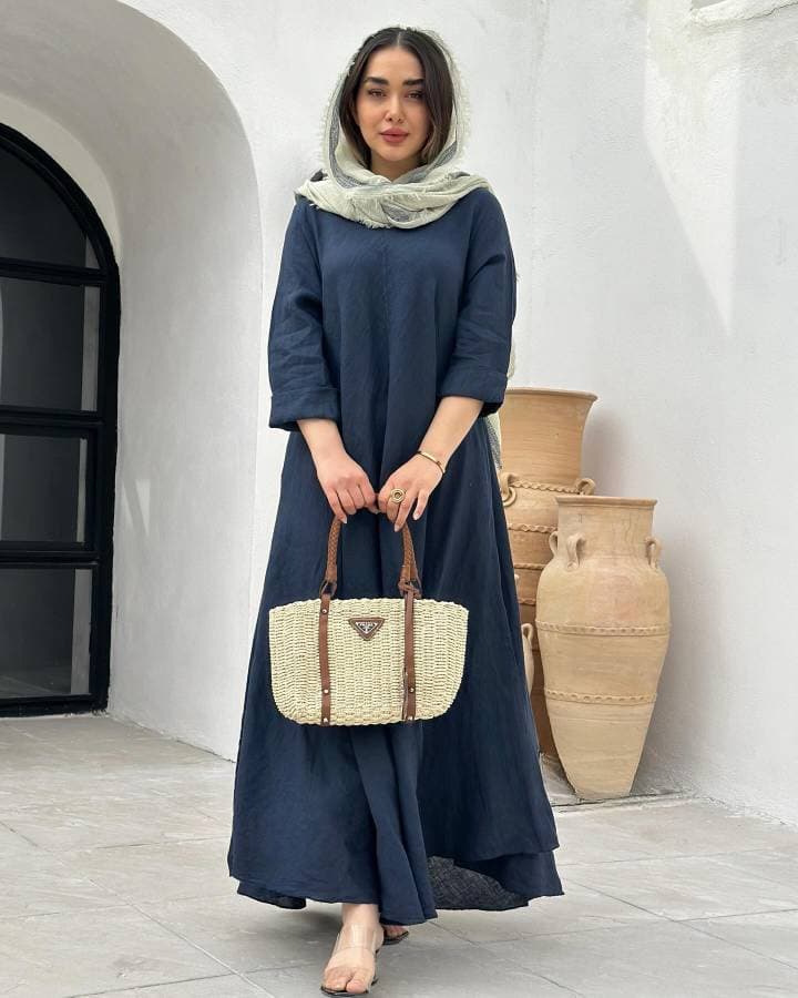 مانتو پیراهنی بلند ساحلی سوپرکلوش؛ آزاد، خاص و خنک برای روزهای