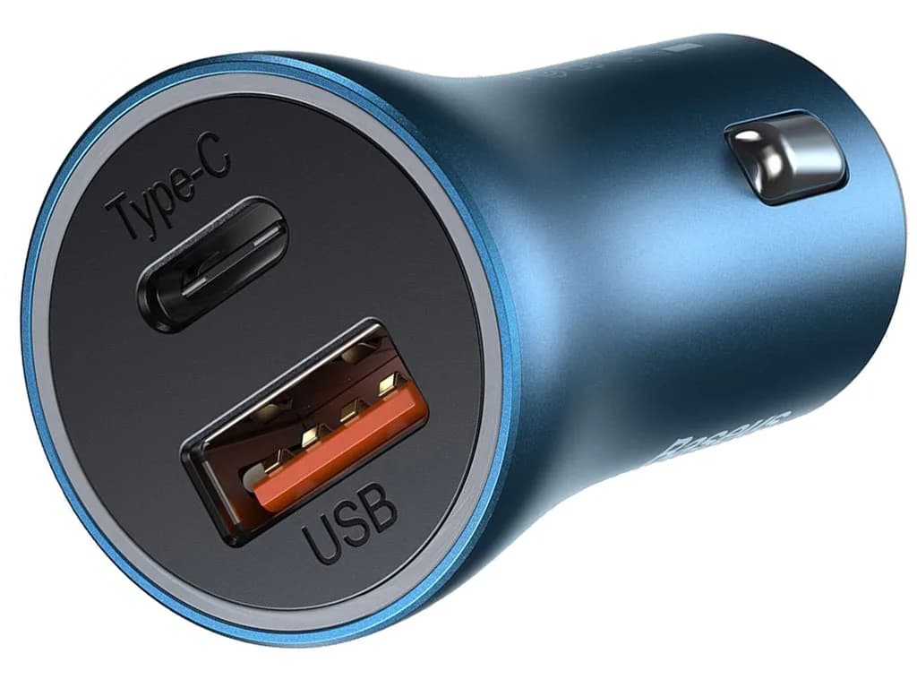 شارژر فندکی 40 وات BASEUS مدل TZCCJD-0G به همراه کابل USB-C — تصویر ۴