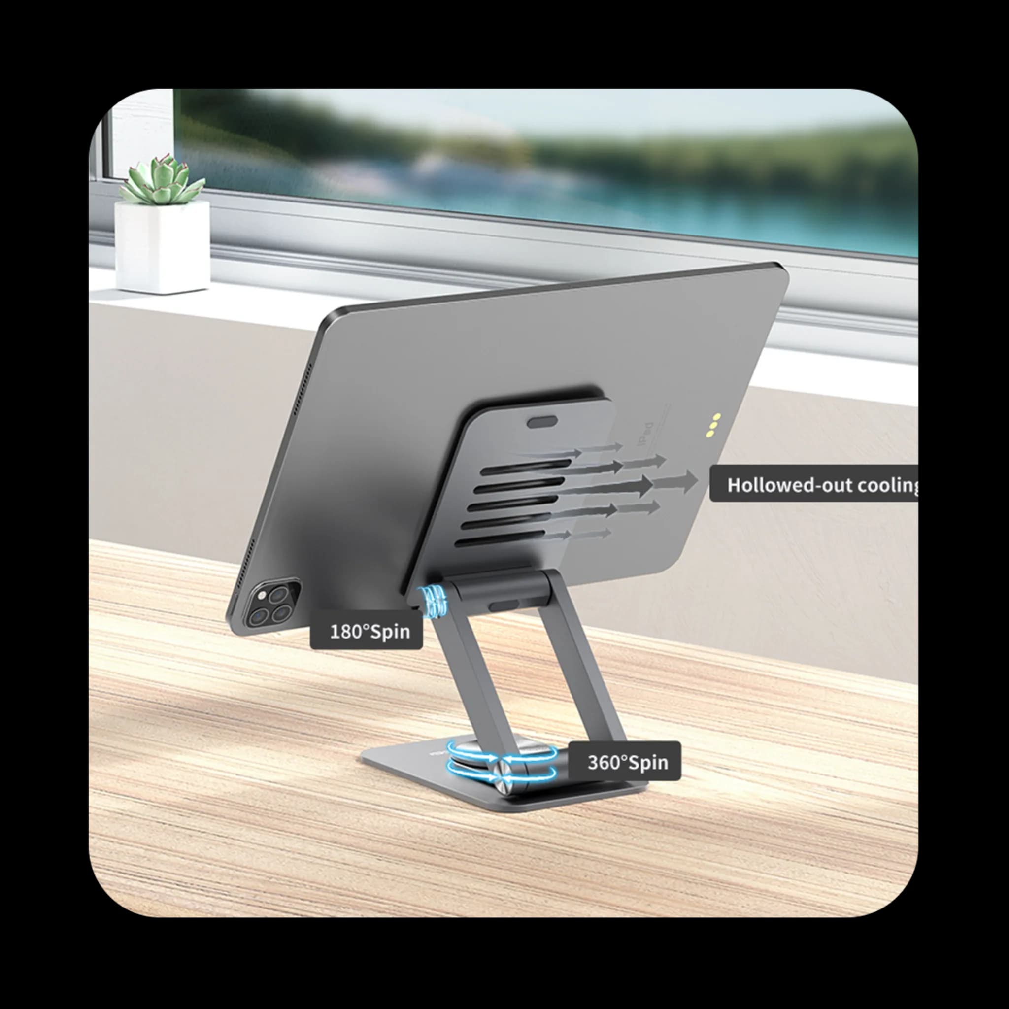 پایه نگهدارنده رومیزی موبایل RECCI مدل RHO-M15 — تصویر ۳