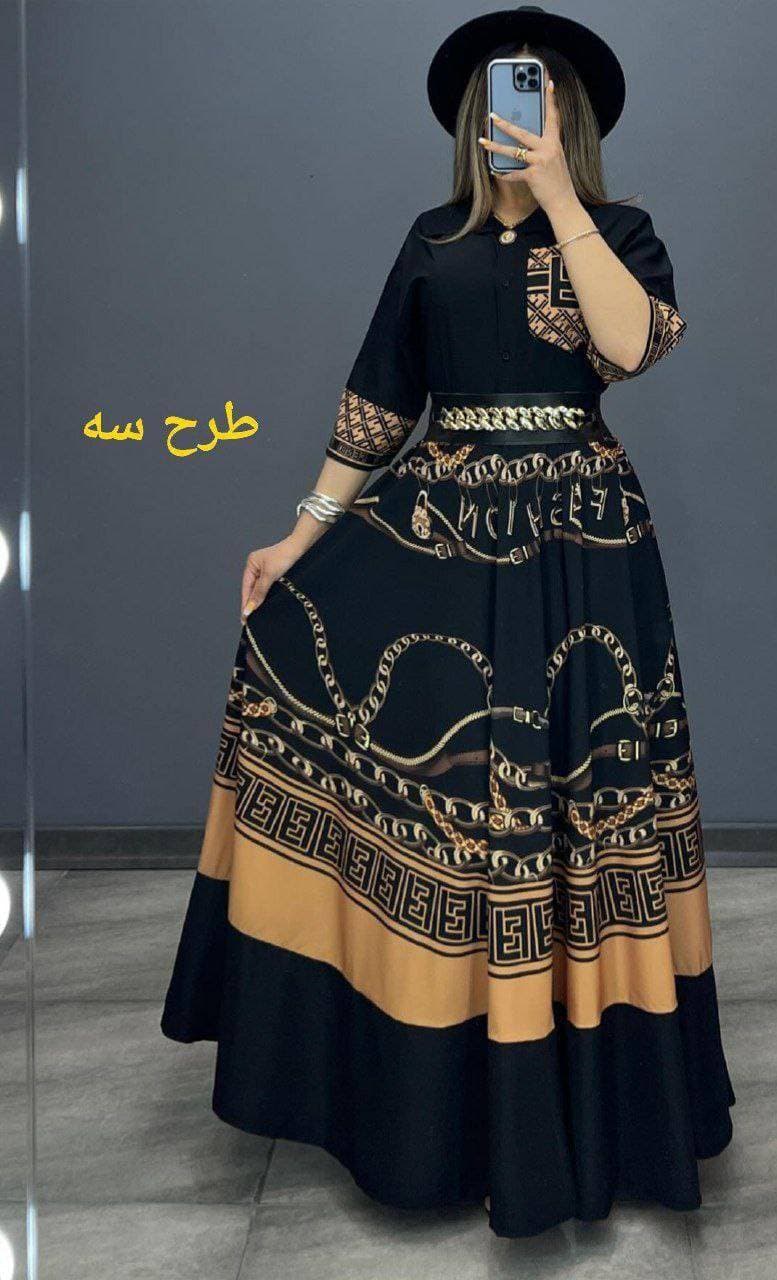 ست سه‌تیکه زنانه بوگاتی شومیز دامن کمربند فری‌سایز تا ۴۸ — تصویر ۸