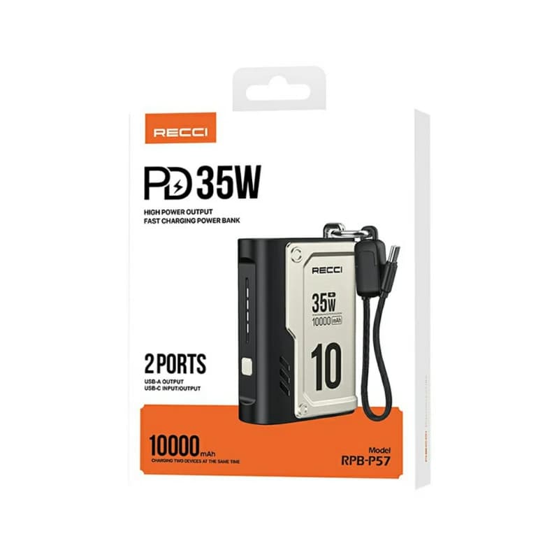 پاوربانک 35W رسی مدل RPB-P57 ظرفیت 10000 میلی آمپر — تصویر ۷