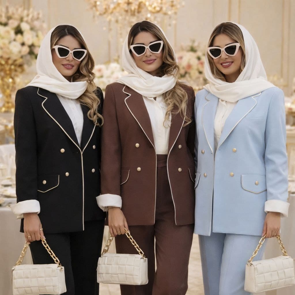 کت و شلوار مجلسی مازاراتی زنانه — تصویر ۱۰