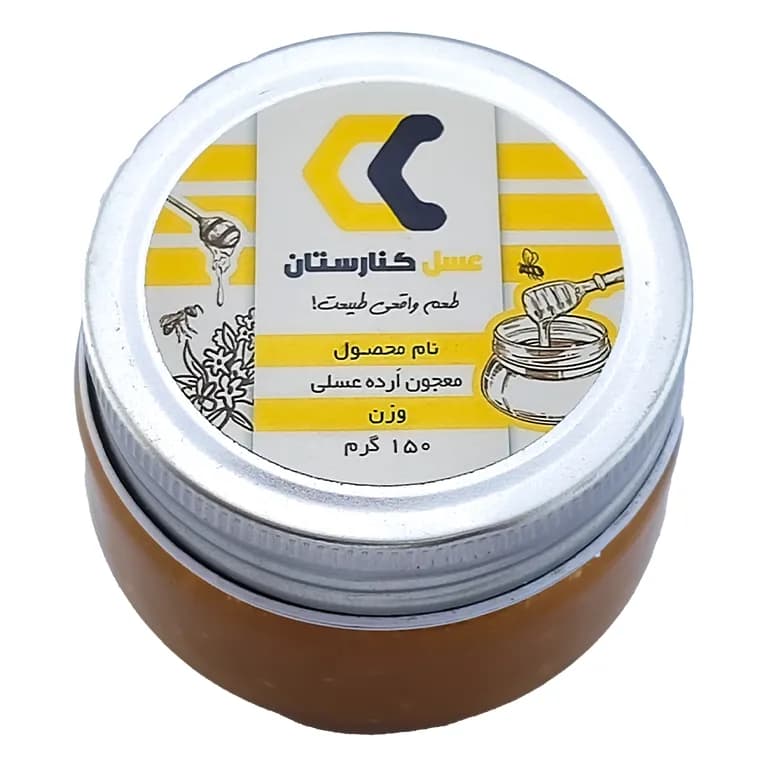 معجون اَرده عسلی 150 گرمی