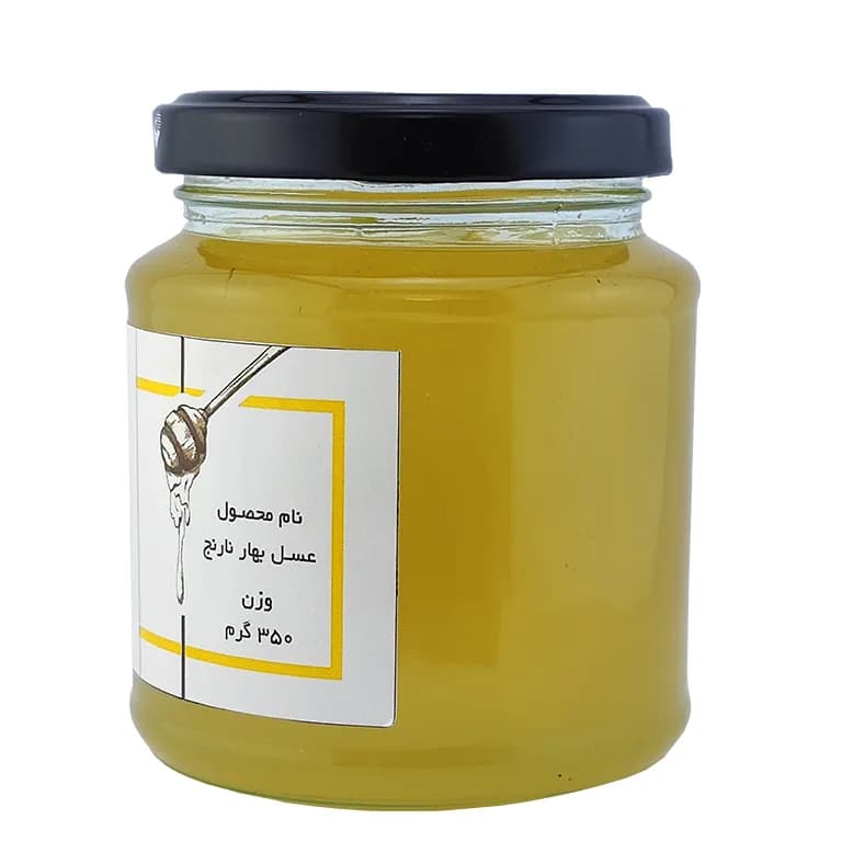 عسل بهارنارنج 350 گرمی (رس شده) — تصویر ۲