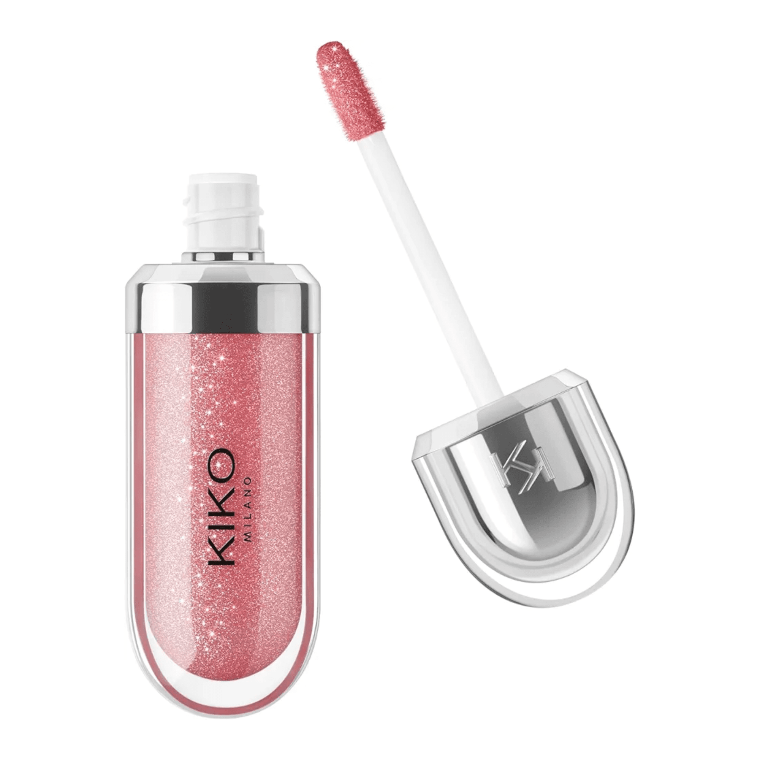 لیپ گلاس کیکو میلانو شماره 17 – موو مرواریدی | KIKO Milano 3D Hydra Lipgloss No.17 Pearly Mauve — تصویر ۵