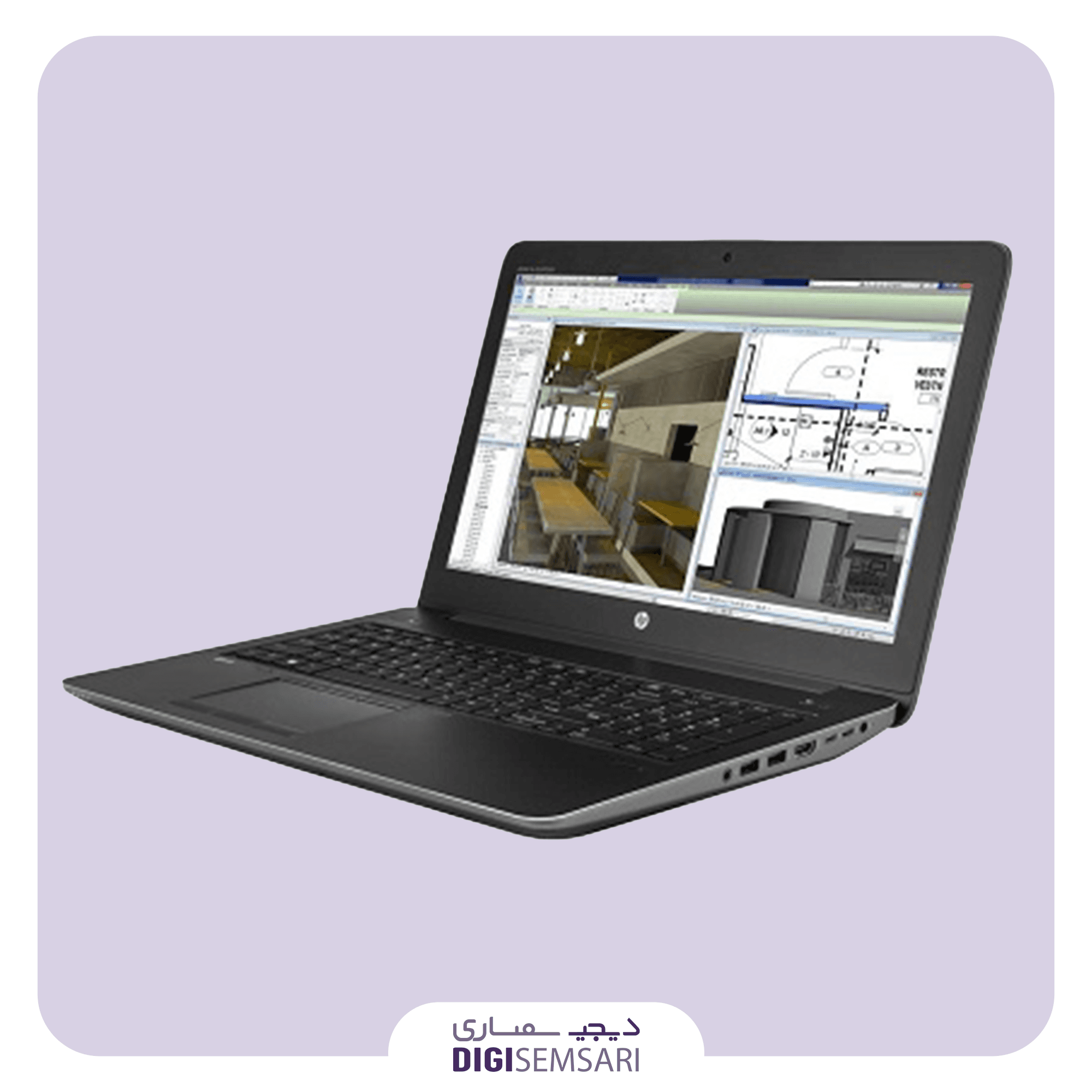 لپ تاپ استوک 15.6 اینچی HP مدل Zbook G3