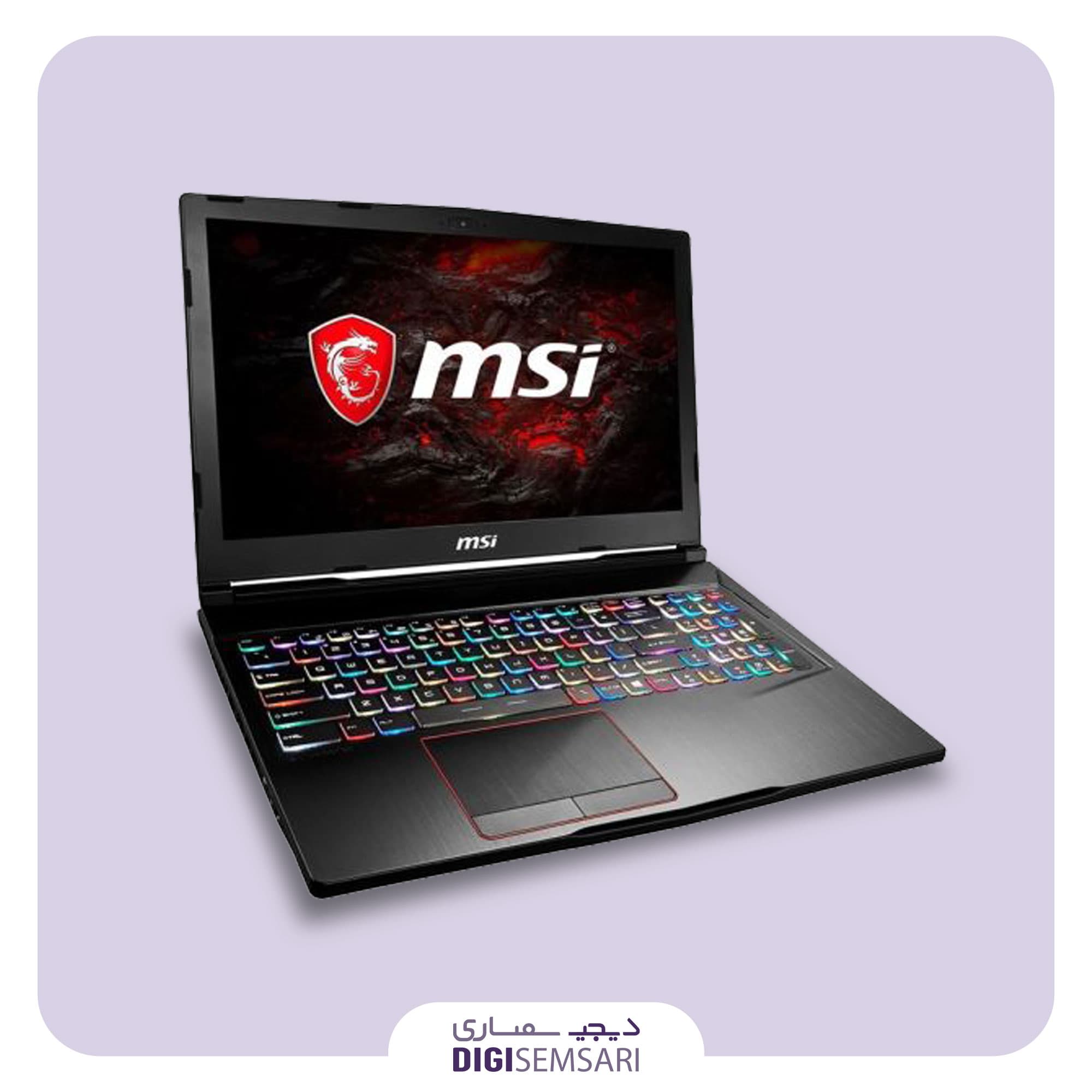لپ تاپ استوک 15.6 اینچی ام اس آی مدل MSI GE63 VR 7RF