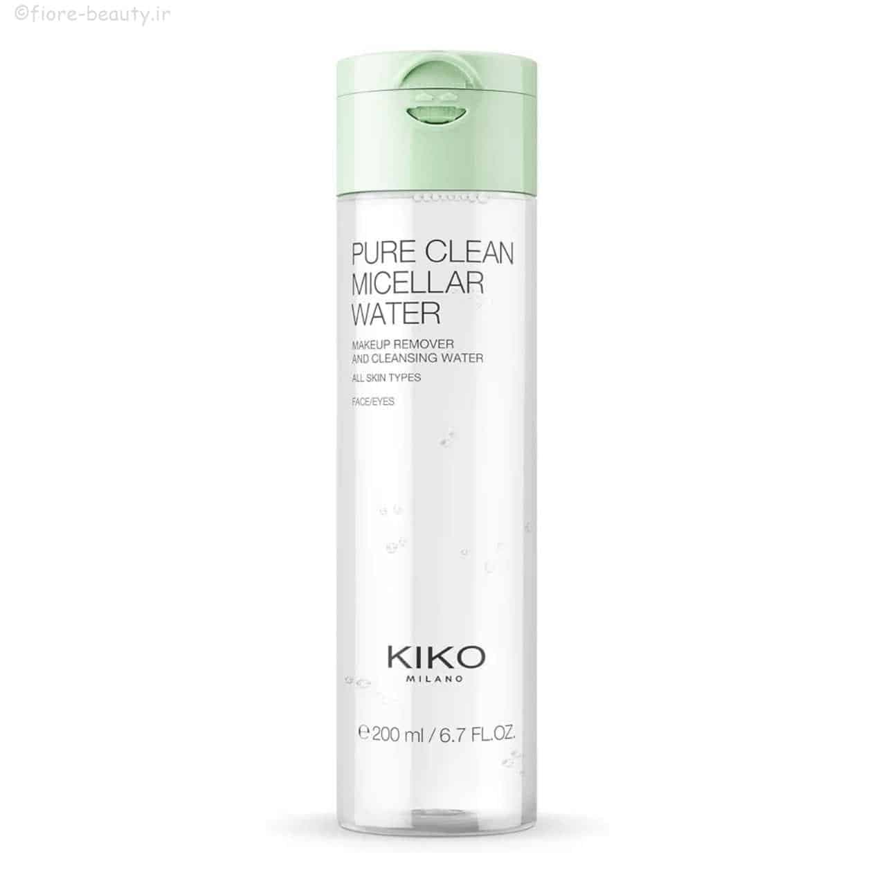 پاک کننده میسلار برای انواع پوست کیکو میلانو New pure clean micellare water kiko milano — تصویر ۷