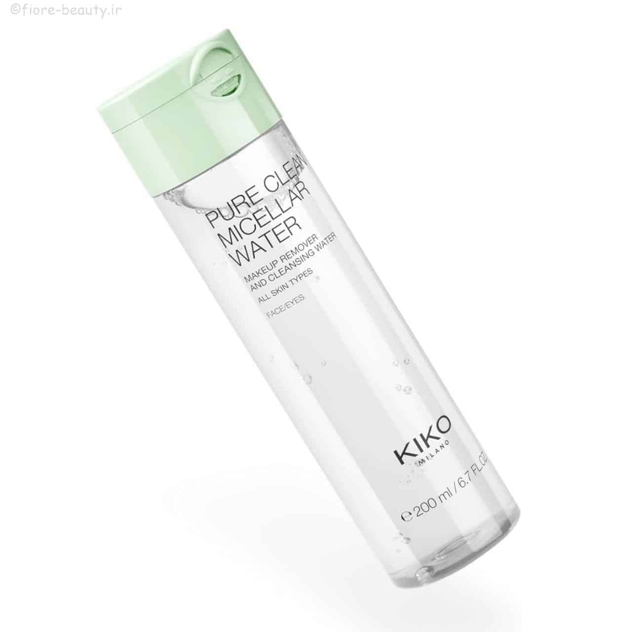 پاک کننده میسلار برای انواع پوست کیکو میلانو New pure clean micellare water kiko milano — تصویر ۶