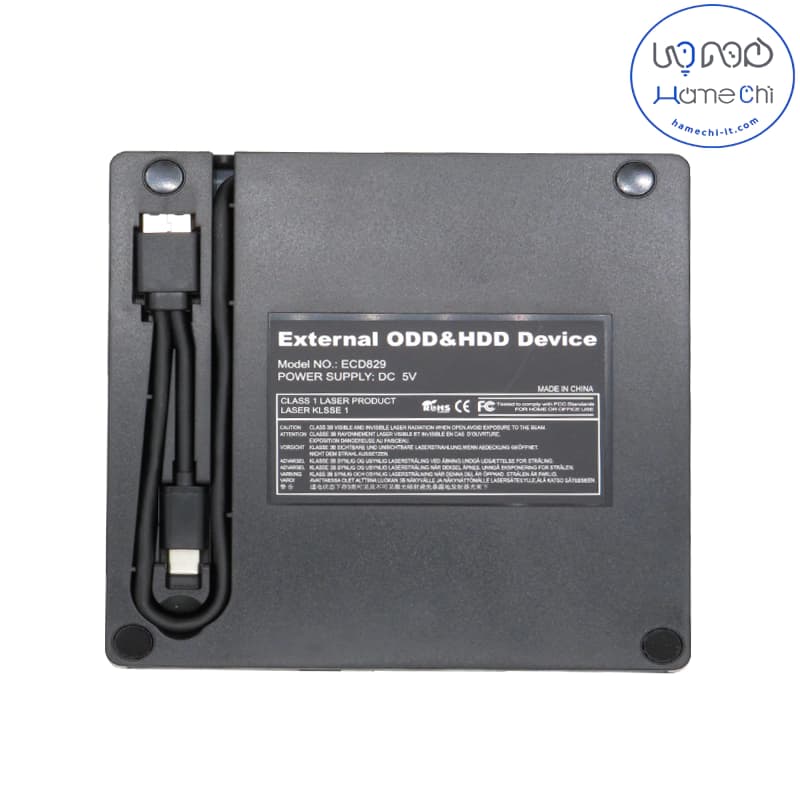 درایو نوری اکسترنال USB 3.0 مدل ECD829 | نازک و پرسرعت | گارانتی ۱۲ ماهه - همه چی ای تی — تصویر ۳