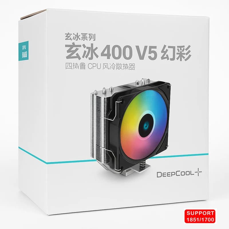 خنک‌کننده Deepcool Xuanbing 400 V5 | LGA1851 و گارانتی نیکان پاسارگاد | همه چی ای تی — تصویر ۵