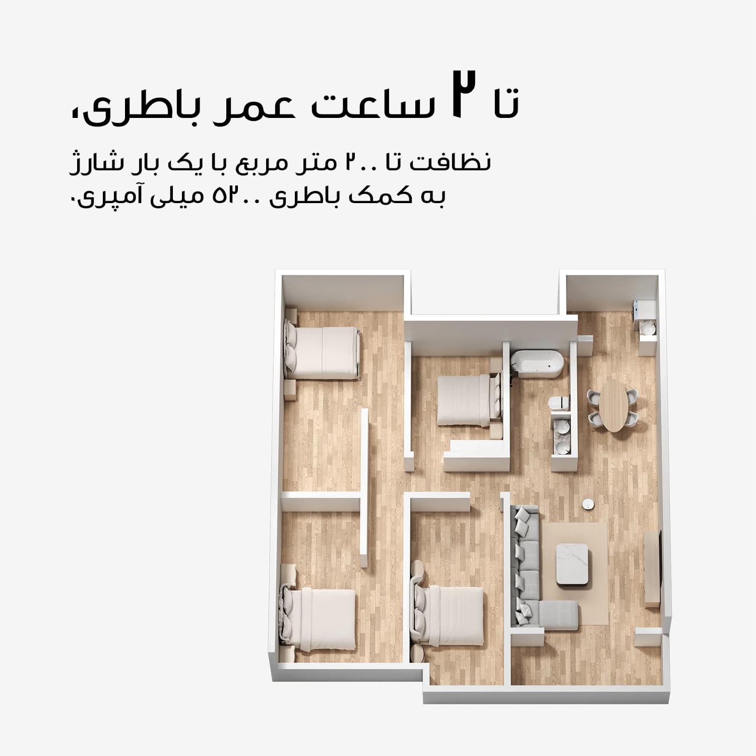 جاروبرقی شیائومی مدل X10 — تصویر ۷