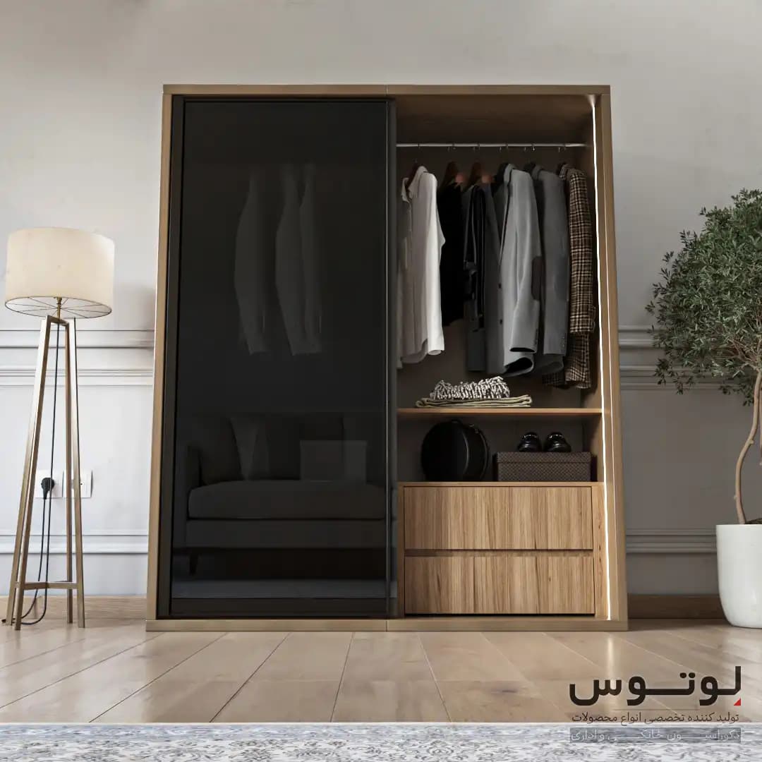 کمد ریلی فریم لس (مدل آیسان CD-4175) — تصویر ۵