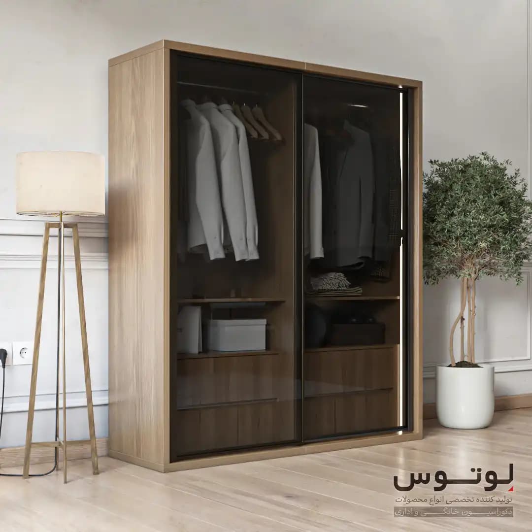 کمد ریلی فریم لس (مدل آیسان CD-4175)