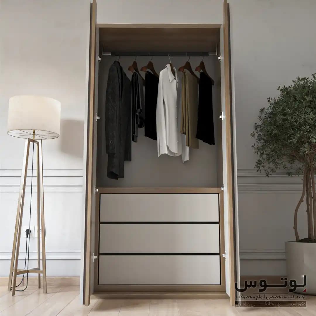 کمد لباس (مدل ویشکا DT-6324) — تصویر ۲