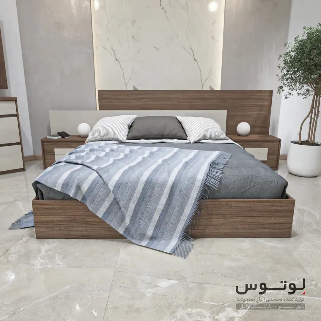 سرویس خواب دو نفره مدرن (مدل تابان – SB4236) — تصویر ۱۰