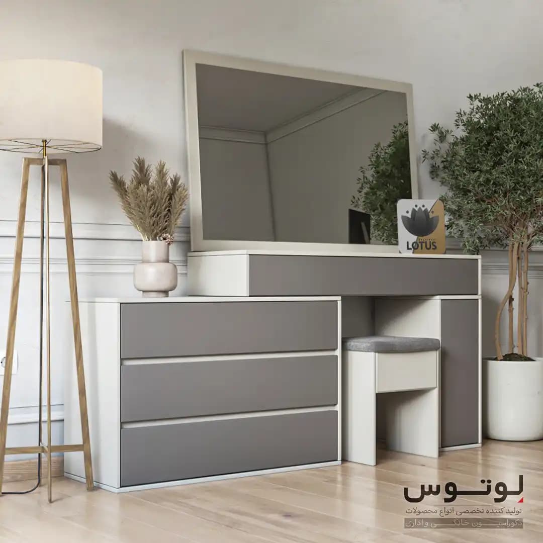 میز آرایش (مدل پرنیا DT-8214) — تصویر ۳