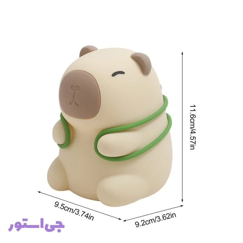 چراغ خواب سیلیکونی هفت رنگ مدل کپی بارا — تصویر ۳