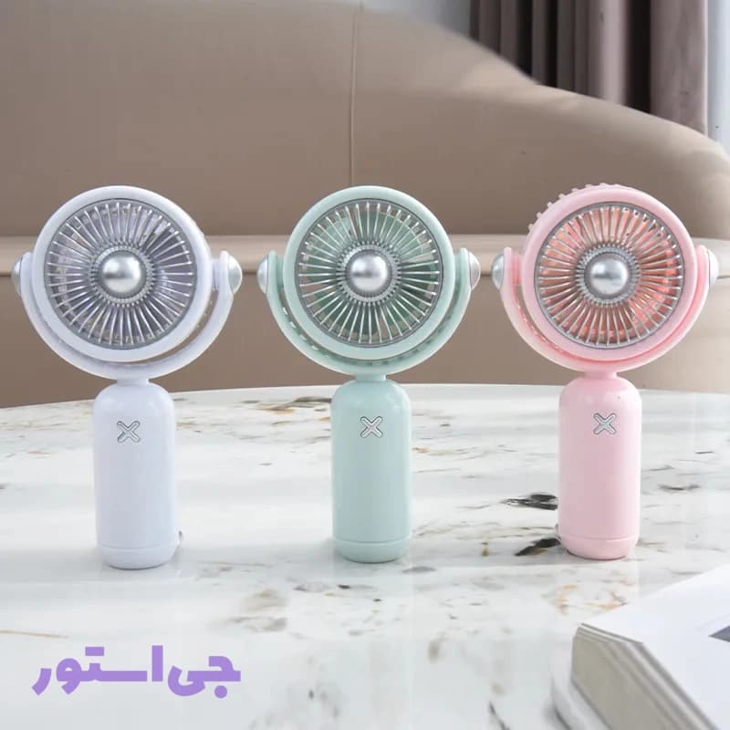 مینی فن شارژی چرخشی 3 سرعته — تصویر ۱۲