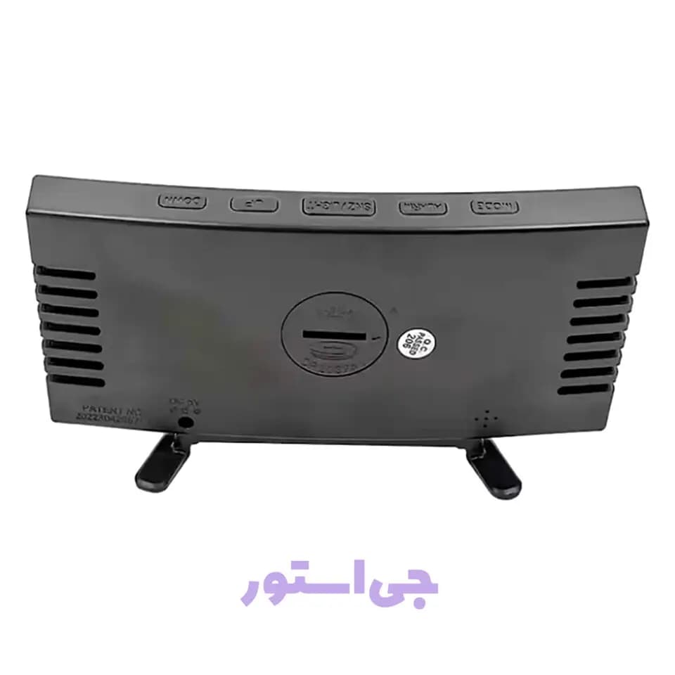 ساعت دیجیتال رومیزی چندکاره طرح آینه — تصویر ۵