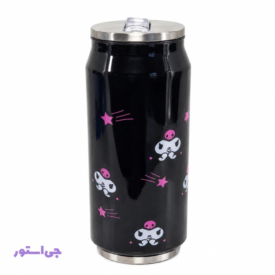 قمقمه استیل نی دار کرومی — تصویر ۸