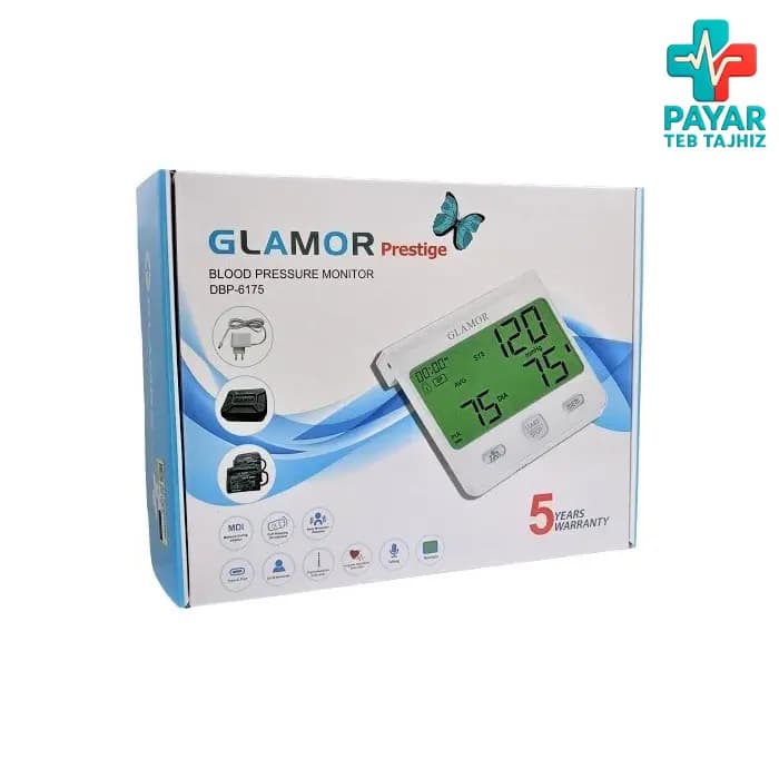 فشارسنج دیجیتال سخنگو فارسی گلامور GLAMOR 6175 — تصویر ۴