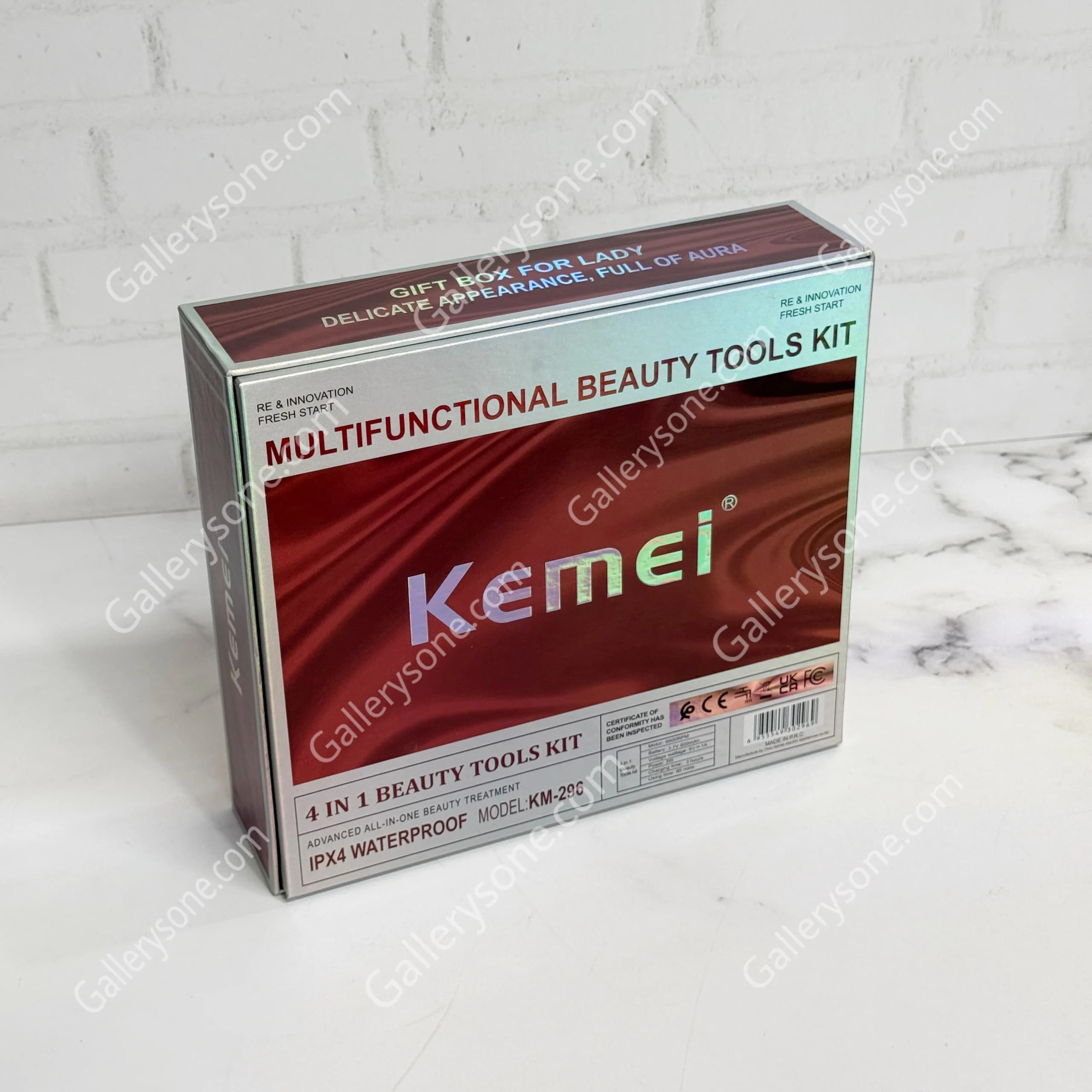 ست اصلاح اپیلاتور کیمی KM-296 | ۴ کاره و ضد آب — تصویر ۸