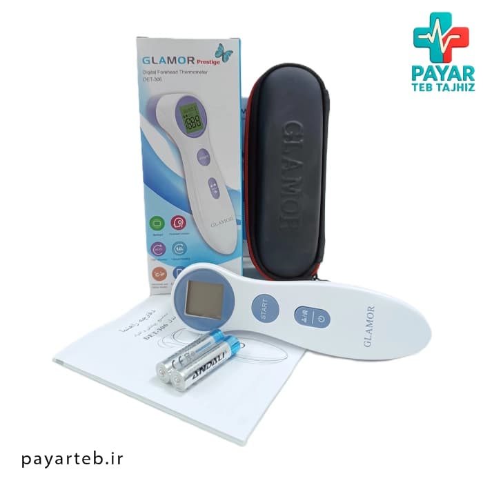 تب سنج دیجیتالی بدن و اشیا گلامور DET-306 — تصویر ۳