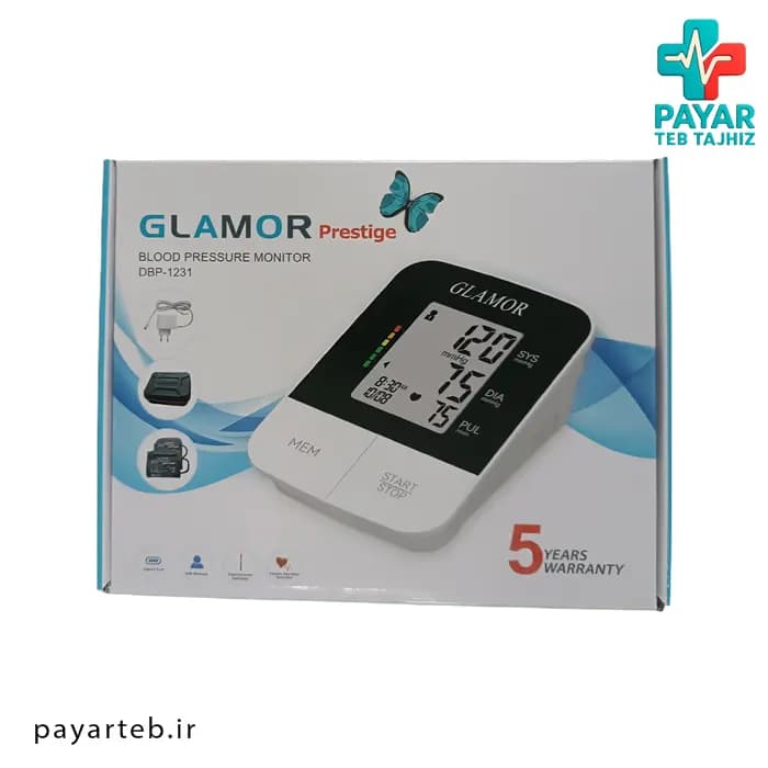 فشارسنج بازویی دو کاربره گلامور مدل DBP-1231 — تصویر ۸