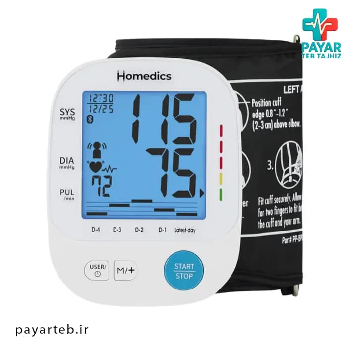 فشارسنج بلوتوث دار دیجیتال Homeddics مدل 700