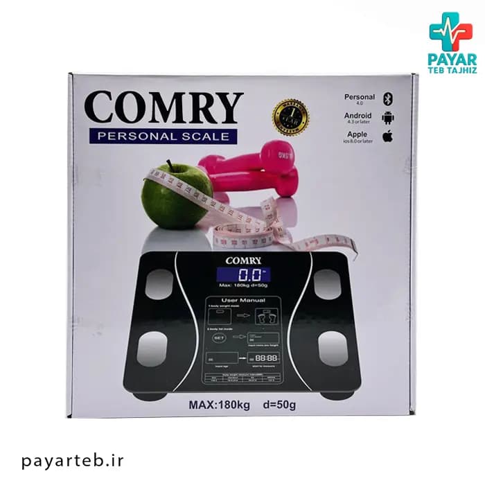 ترازو هوشمند بلوتوث دار کمری مدل COMRY 01 — تصویر ۲