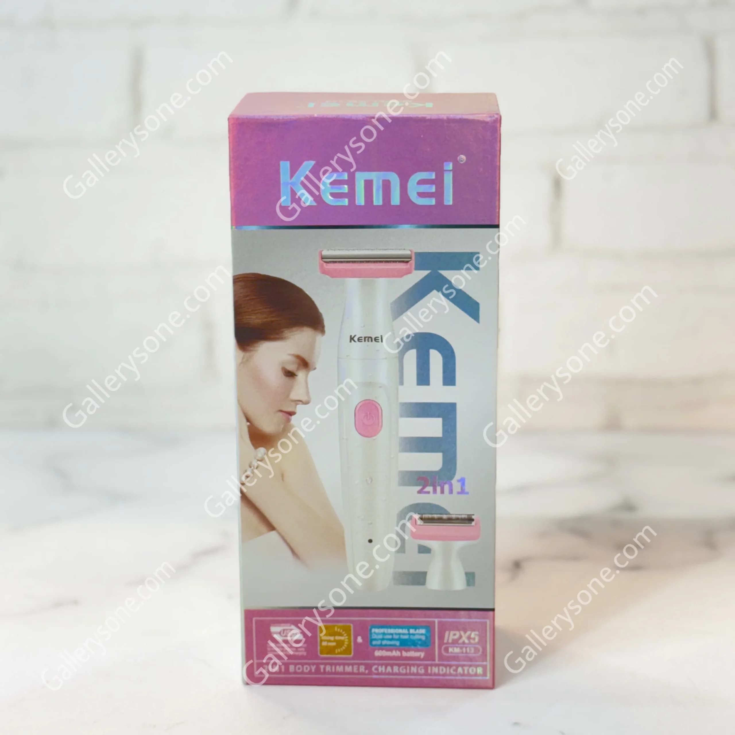 ماشین اصلاح و شیور موی بدن بانوان | کیمی مدل KM-113 — تصویر ۶