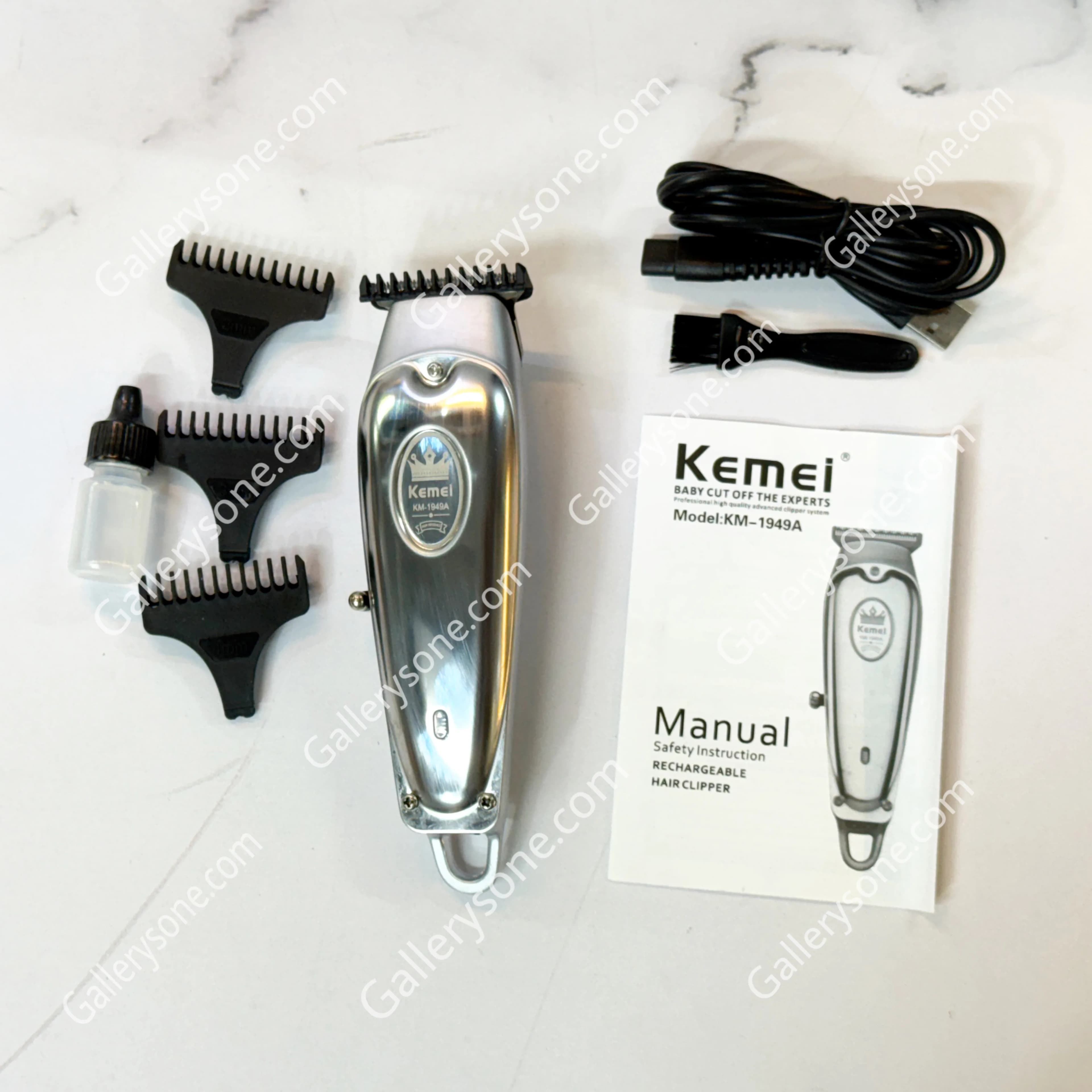 ماشین اصلاح کیمی KM-1949A | 7000 دور باتری 1400mAh — تصویر ۷