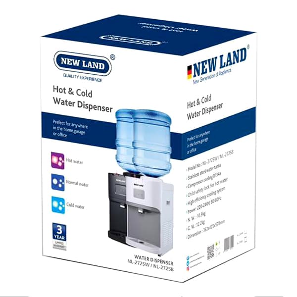 آبسردکن رومیزی نیولند NEWLAND NL-2725 — تصویر ۴