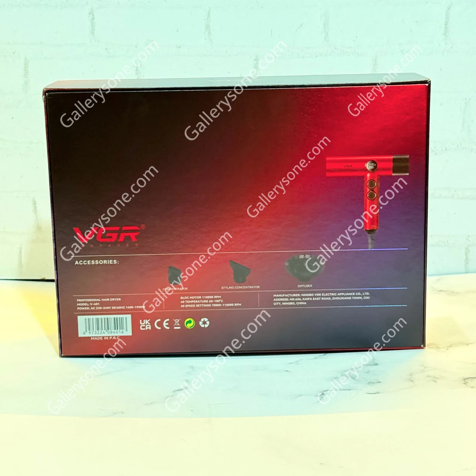 سشوار VGR V-401 | موتور BLDC با سرعت 110000 دور — تصویر ۵