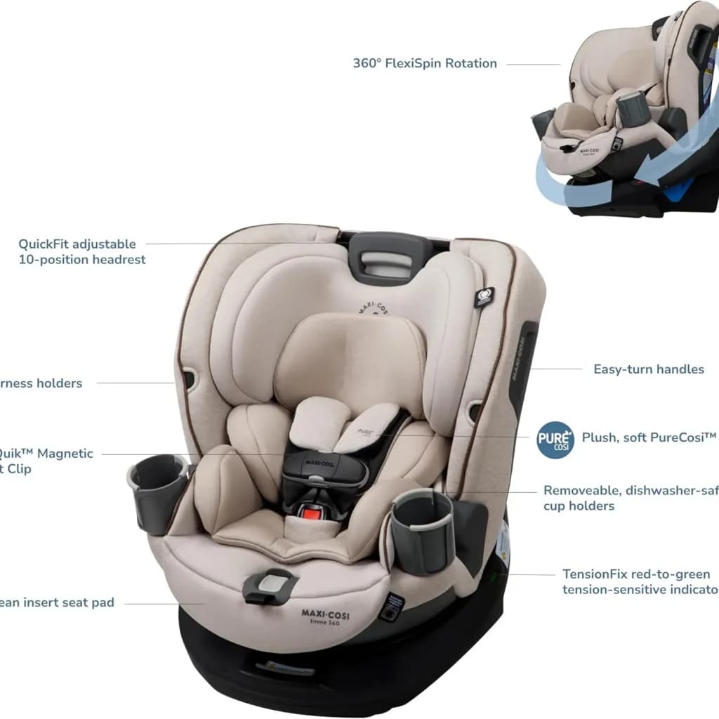 صندلی ماشین مکسی کوزی Maxi Cosi Emme 360 — تصویر ۸