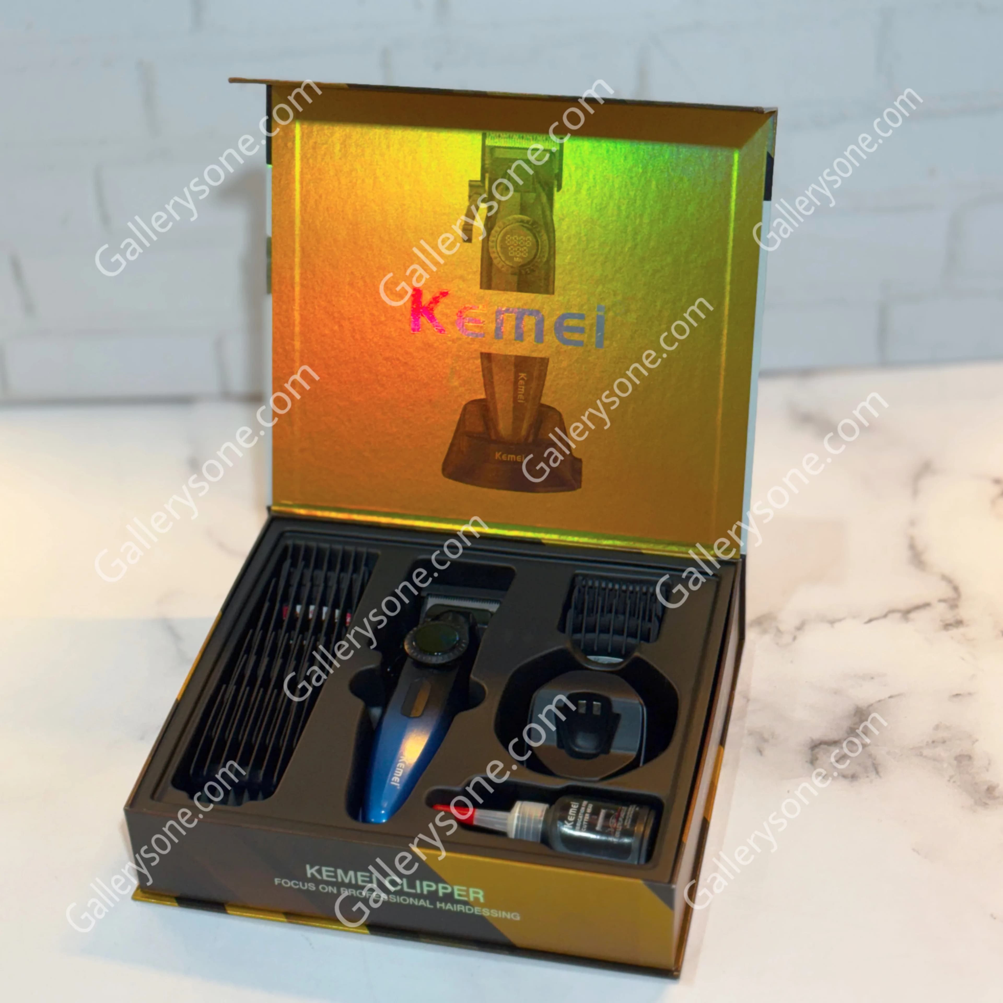 ماشین اصلاح Kemei KM-1867 | 9000 دور، باتری 2500mAh — تصویر ۸