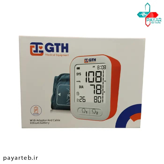 فشارسنج شارژی سخنگو فارسی جی تی اچ مدل GT732 — تصویر ۳