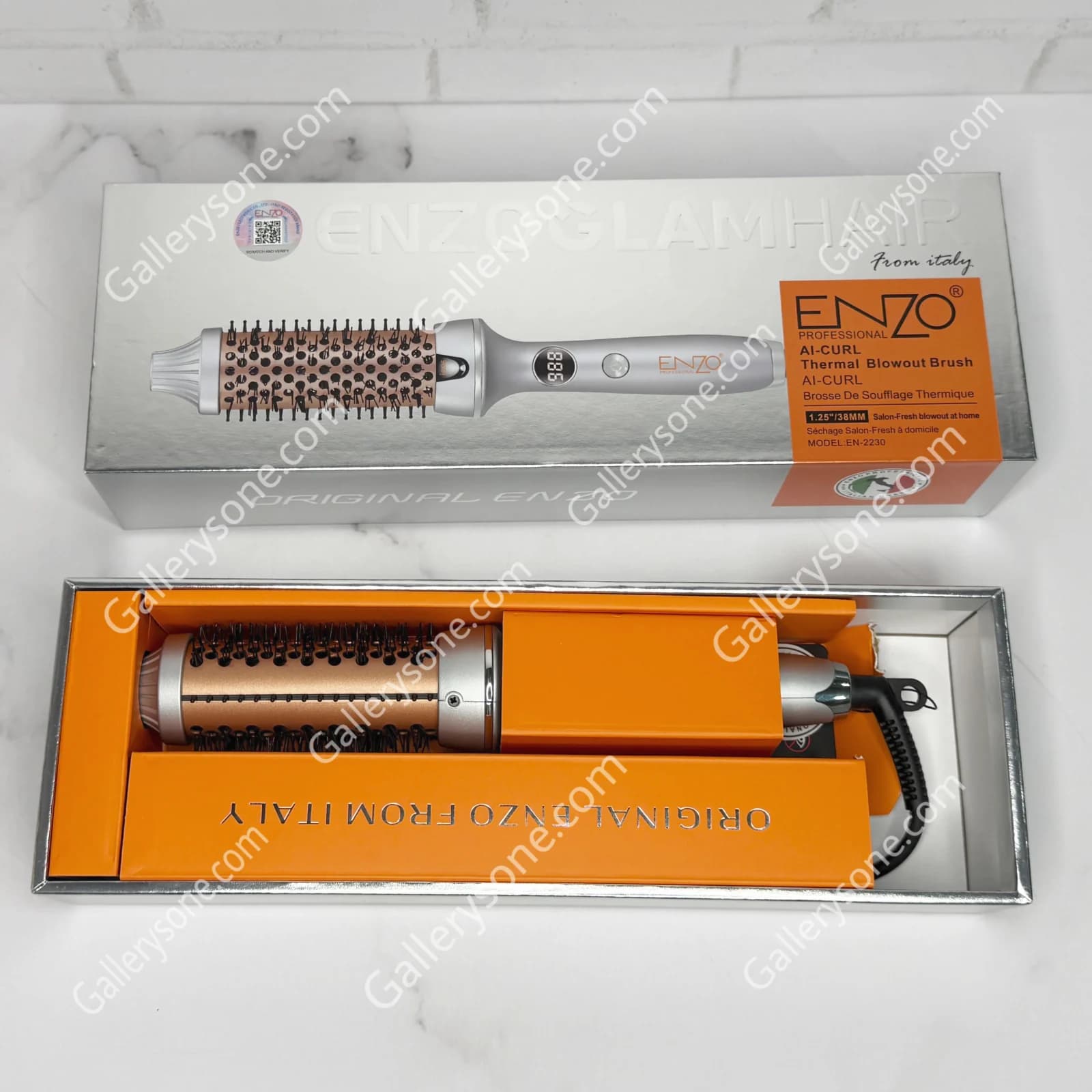 برس حرارتی چرخشی انزو ENZO EN-2230 | برس براشینگ 38 میلی‌متری