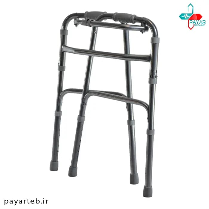واکر تاشو آلومینیومی ساده JTS — تصویر ۲