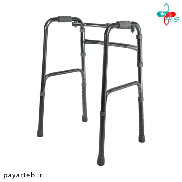 واکر تاشو آلومینیومی ساده JTS — تصویر ۳